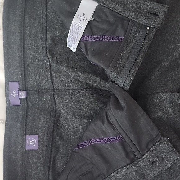 NYDJ Slim Ponte Knit Pants in grey - Picture 2 of 6